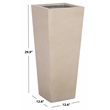 Safavieh Paloma Ficonstone Planter  in Beige