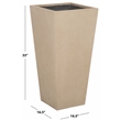 Safavieh Paloma Large Ficonstone Planter  in Beige