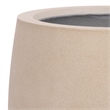 Safavieh Olivia Pedestal Ficonstone Planter  in Beige