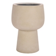 Safavieh Olivia Pedestal Ficonstone Planter  in Beige