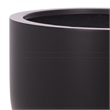 Safavieh Ricco Pedestal Ficonstone Planter in Black