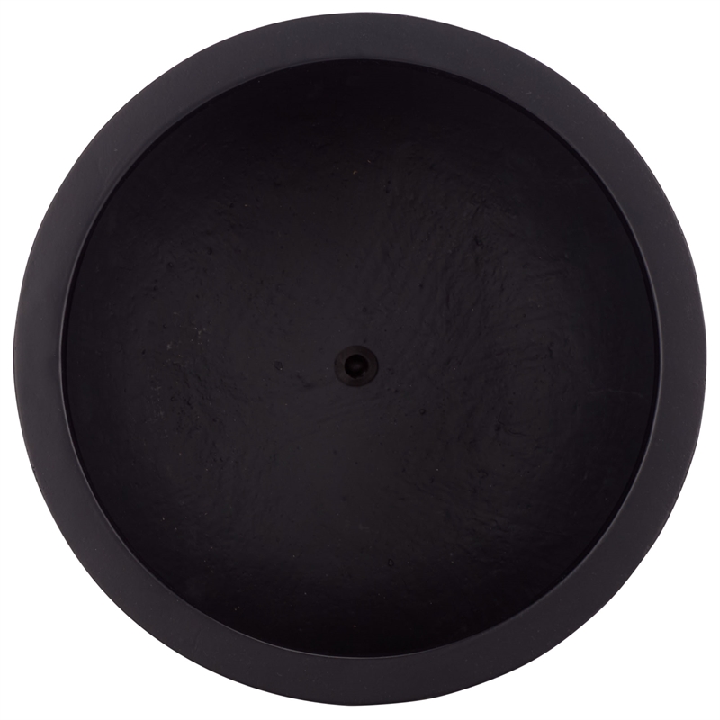 Safavieh Ricco Pedestal Ficonstone Planter in Black