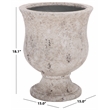 Safavieh Remy Ficonstone Planter Pot in White