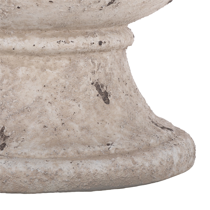 Safavieh Remy Large Ficonstone Planter Pot in White