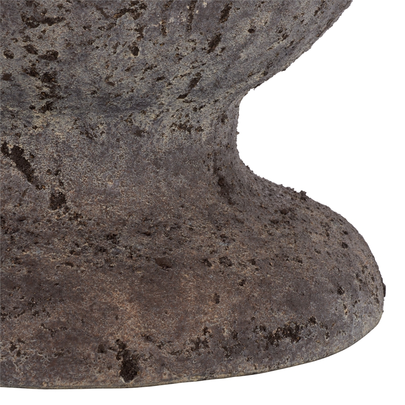 Safavieh Ella Large Ficonstone Planter Pot in Brown