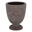 Safavieh Ella Large Ficonstone Planter Pot in Brown