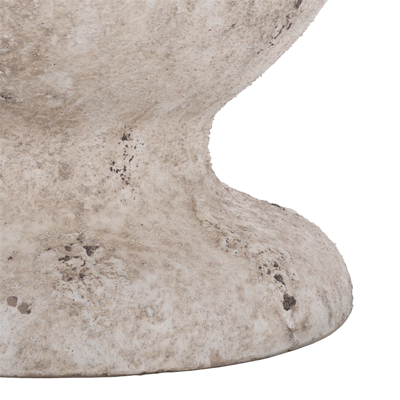 Safavieh Ella Large Ficonstone Planter Pot in White