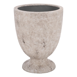 Safavieh Ella Large Ficonstone Planter Pot in White