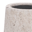Safavieh Stark Ficonstone Planter Pot  in White