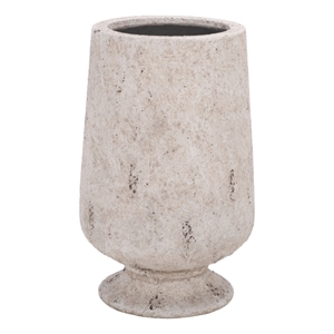 Safavieh Stark Ficonstone Planter Pot  in White