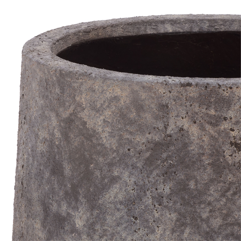 Safavieh Stark Large Ficonstone Planter Pot in Brown