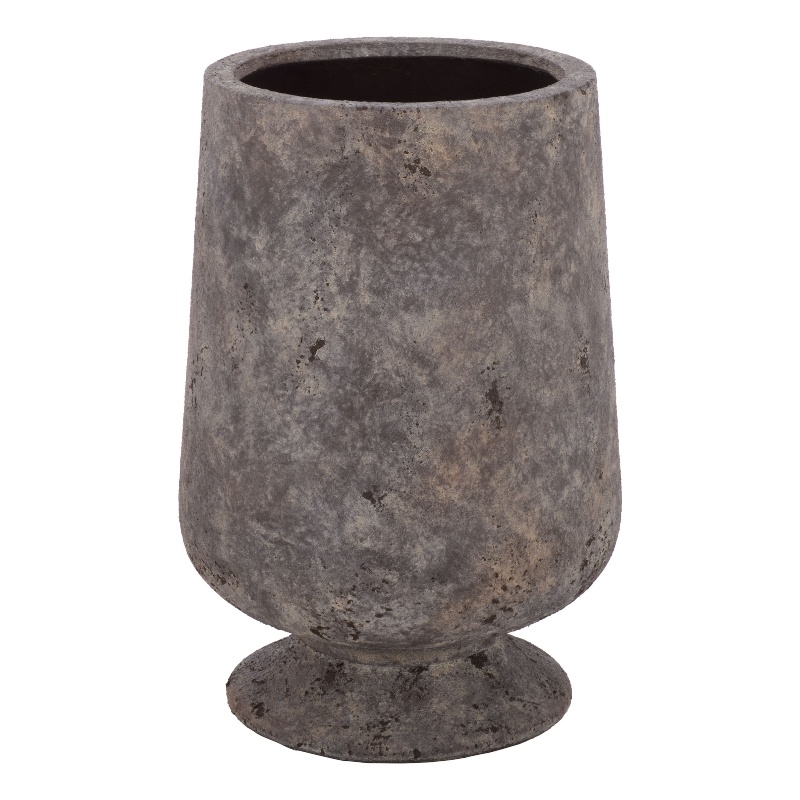 Safavieh Stark Large Ficonstone Planter Pot in Brown