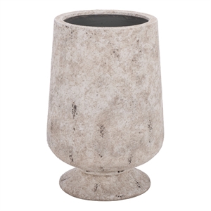 Safavieh Stark Large Ficonstone Planter Pot  in White