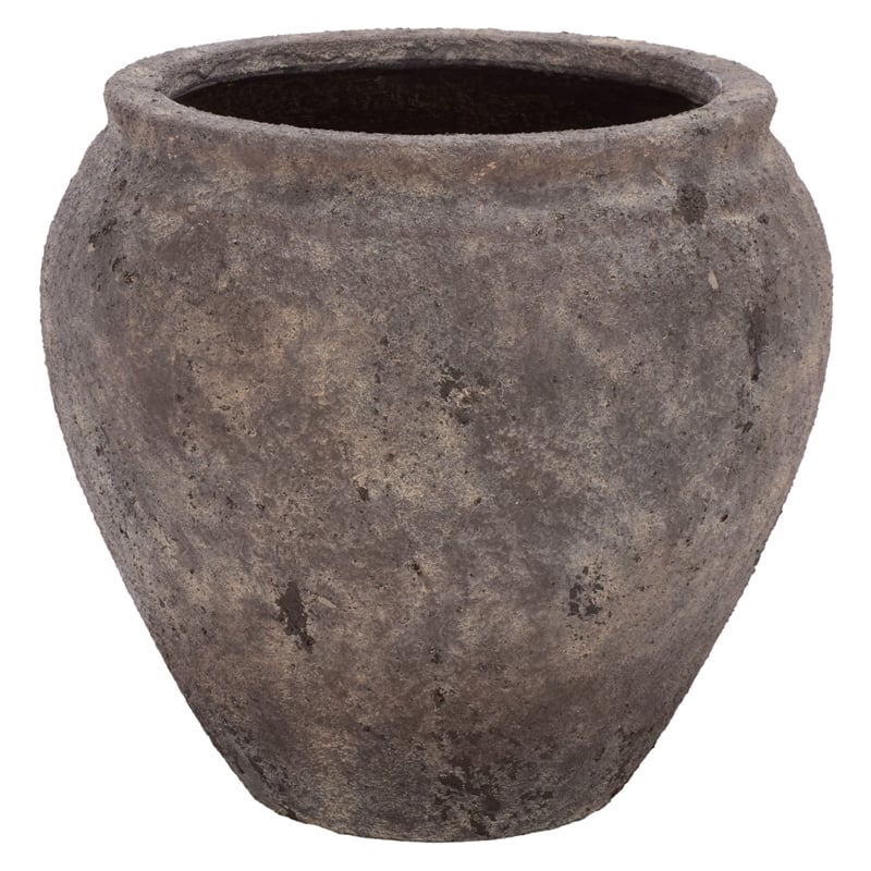 Safavieh Ramsey Ficonstone Planter Pot  in Brown
