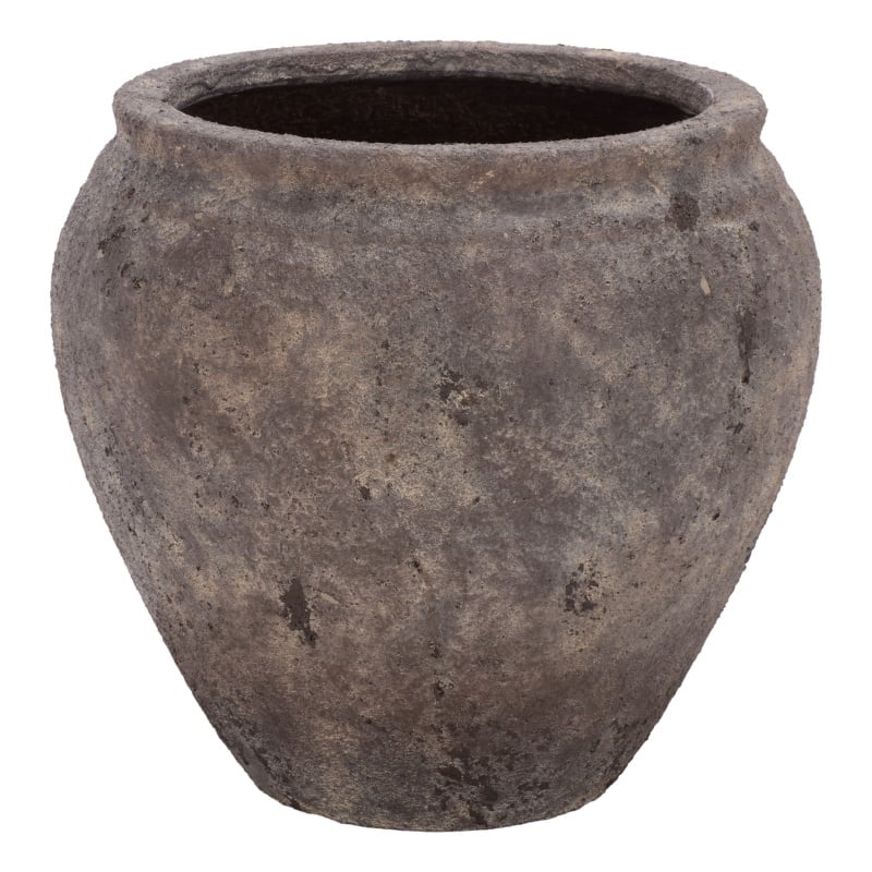 Safavieh Ramsey Ficonstone Planter Pot  in Brown