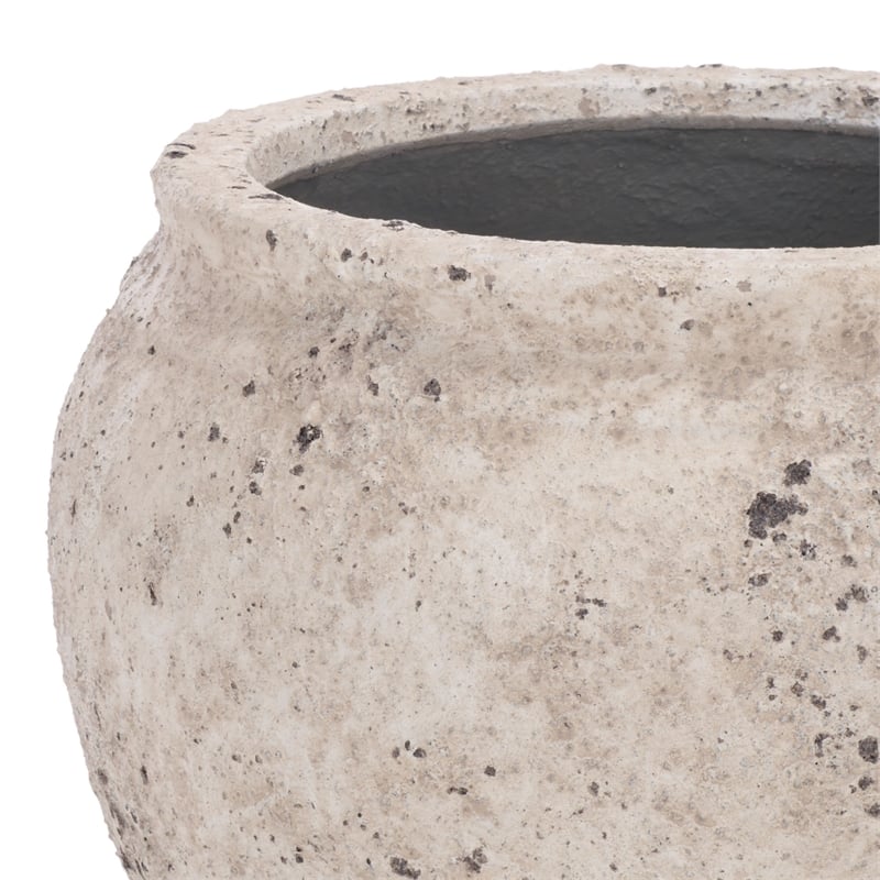 Safavieh Ramsey Ficonstone Planter Pot in White