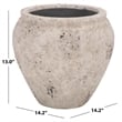 Safavieh Ramsey Ficonstone Planter Pot in White