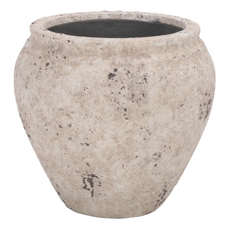 Safavieh Ramsey Ficonstone Planter Pot in White