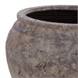 Safavieh Ramsey Large Ficonstone Planter Pot in Brown