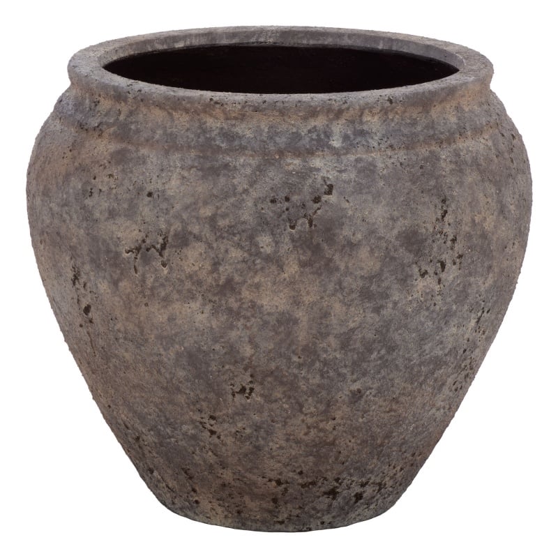 Safavieh Ramsey Large Ficonstone Planter Pot in Brown
