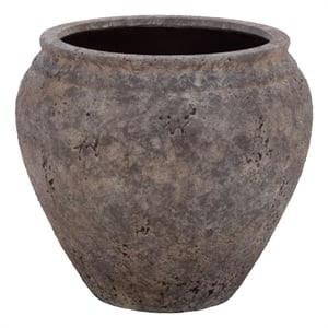 Safavieh Ramsey Large Ficonstone Planter Pot in Brown