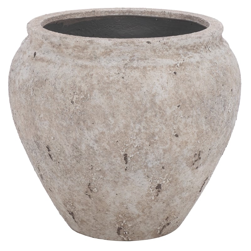 Safavieh Ramsey Large Ficonstone Planter Pot in White