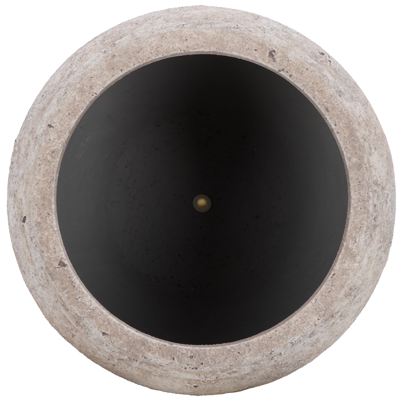 Safavieh Ramsey Large Ficonstone Planter Pot in White