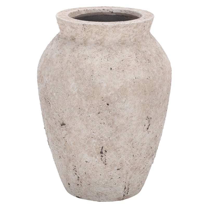 Safavieh Bolton Ficonstone Planter Pot  in White