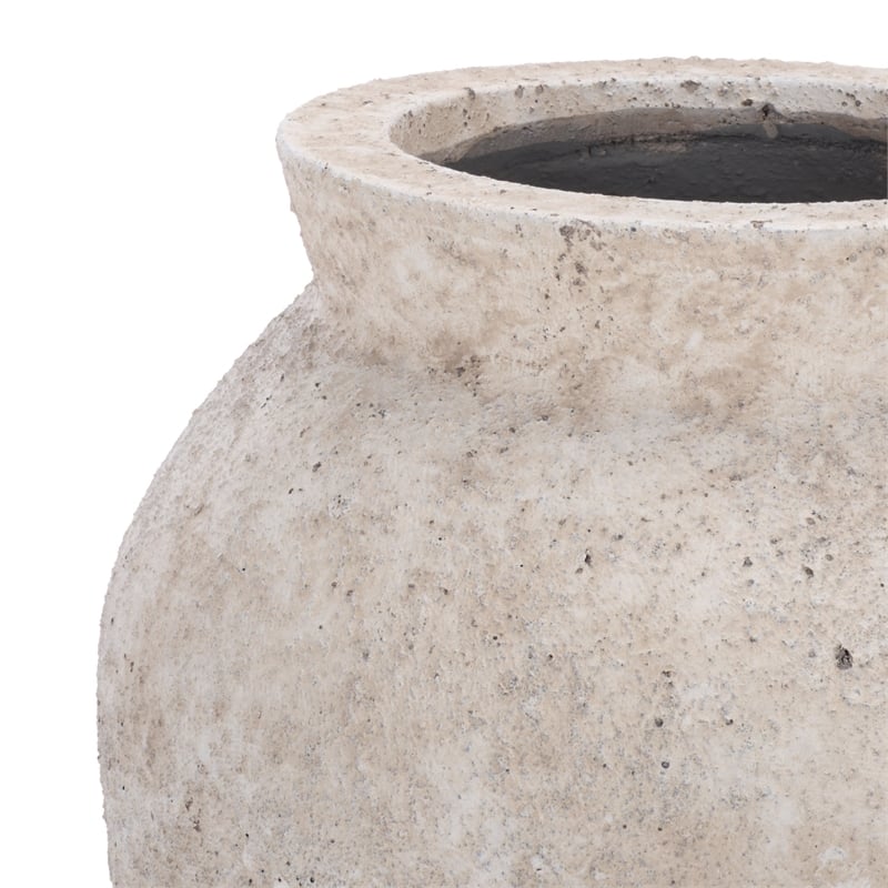Safavieh Bolton Ficonstone Planter Pot  in White
