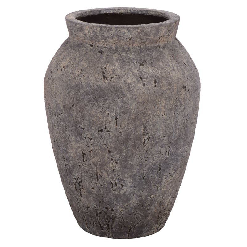 Safavieh Bolton Large Ficonstone Planter Pot in Brown