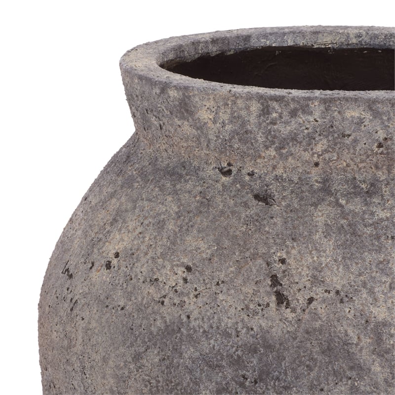 Safavieh Bolton Large Ficonstone Planter Pot in Brown