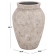 Safavieh Bolton Large Ficonstone Planter Pot in White