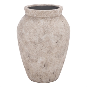 Safavieh Bolton Large Ficonstone Planter Pot in White