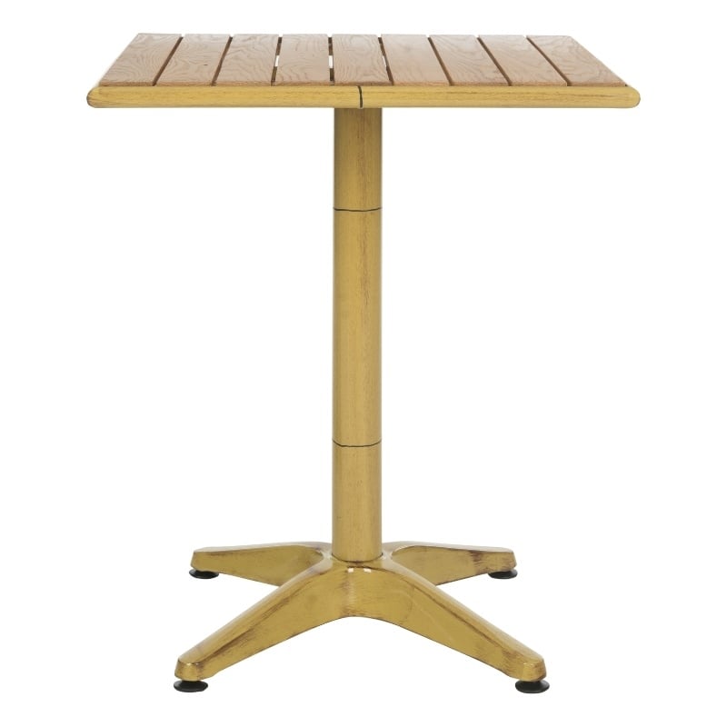 Safavieh Svana Metal Accent Table in Bamboo