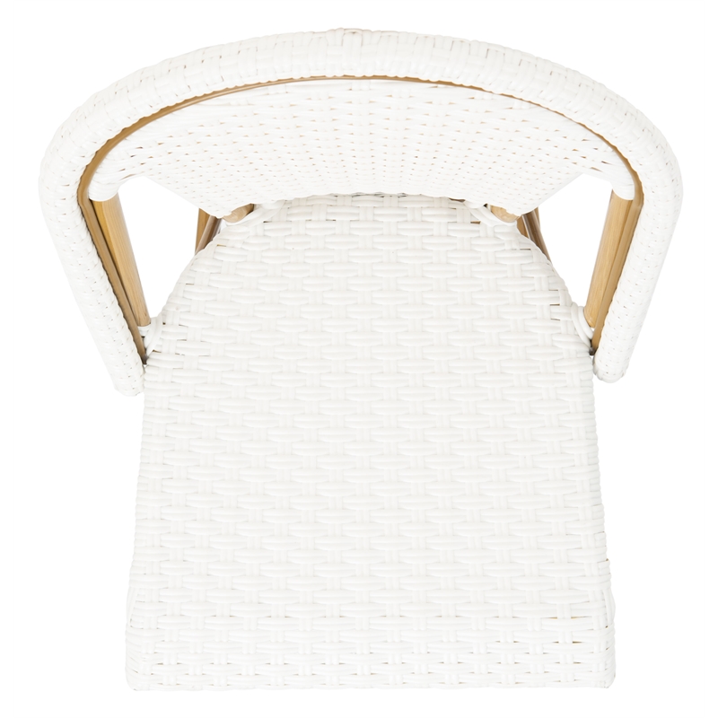 Safavieh Ford Aluminum Barstool in White