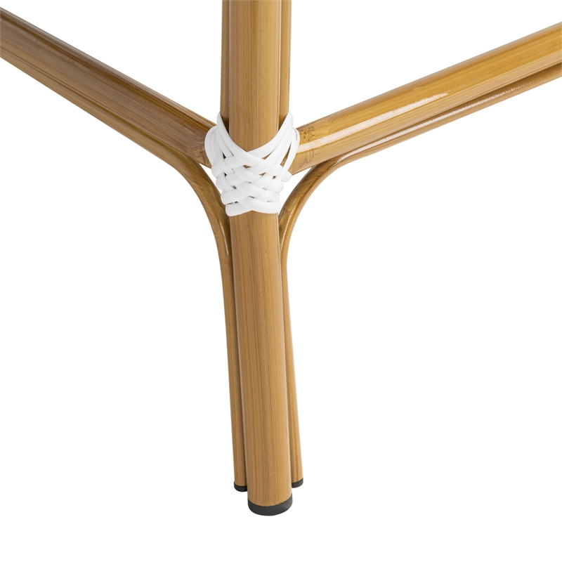 Safavieh Ford Aluminum Barstool in White