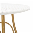 Safavieh Kylie Aluminum Bistro Table in White