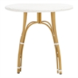Safavieh Kylie Aluminum Bistro Table in White