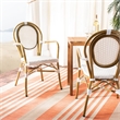 Safavieh Rosen Aluminum Arm Chair in White