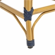 Safavieh Zaid Aluminum Barstool in Navy