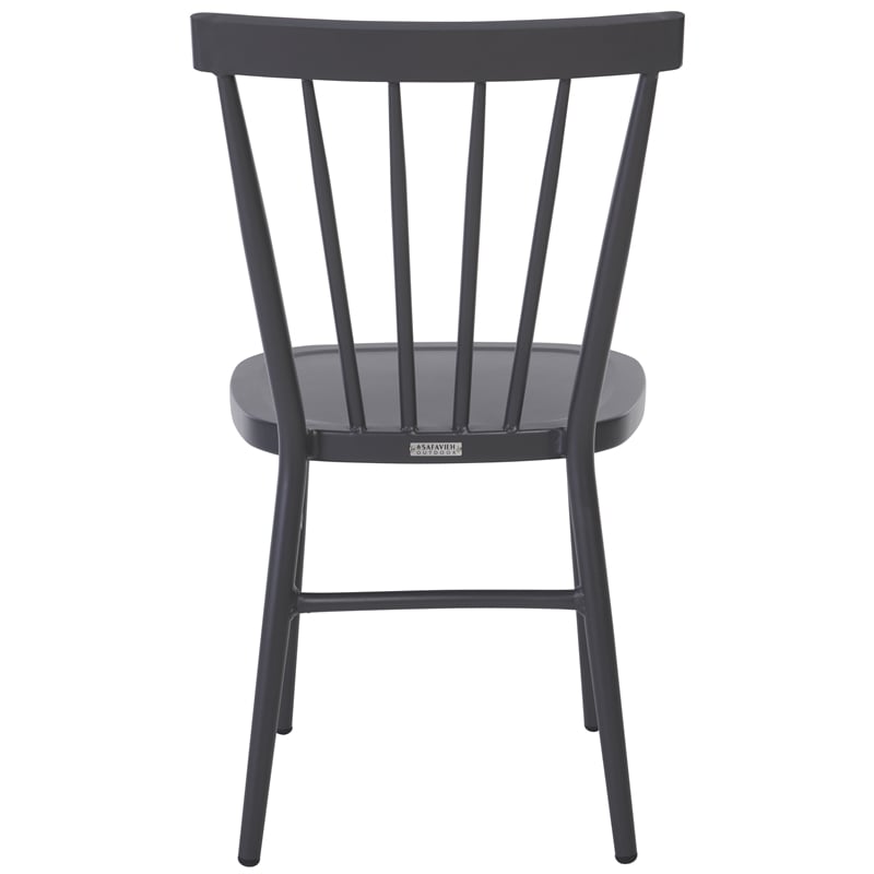 Safavieh Core Aluminum Spindle Chair Set of 2  in Gray