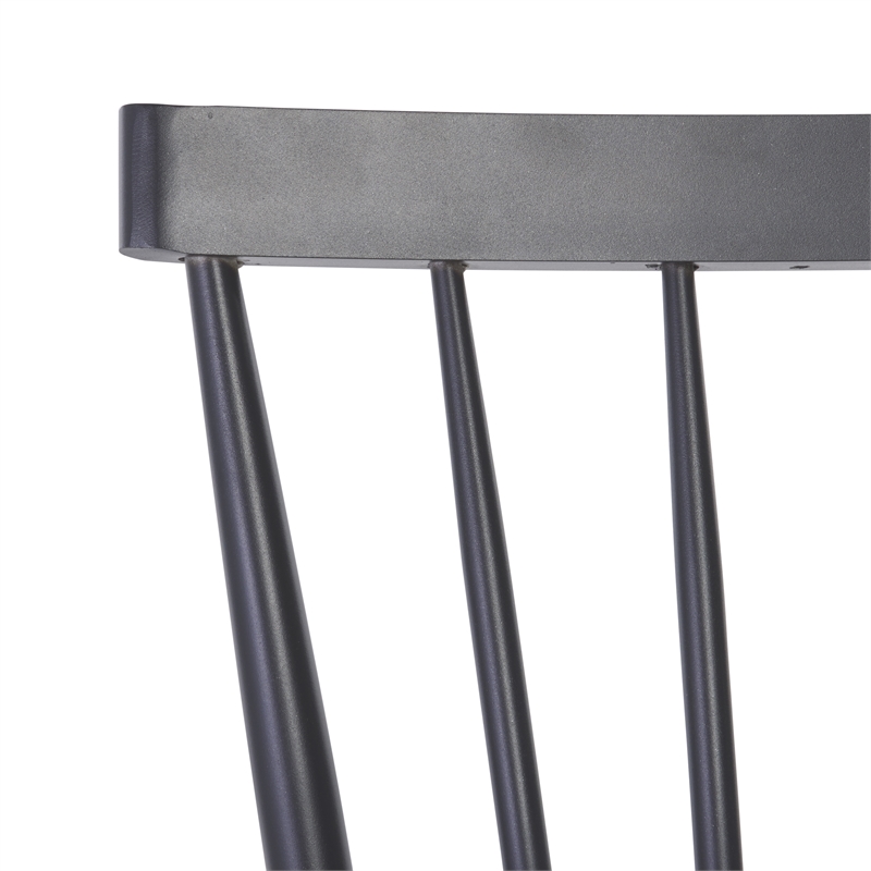Safavieh Core Aluminum Spindle Chair Set of 2  in Gray