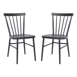 Safavieh Core Aluminum Spindle Chair Set of 2  in Gray
