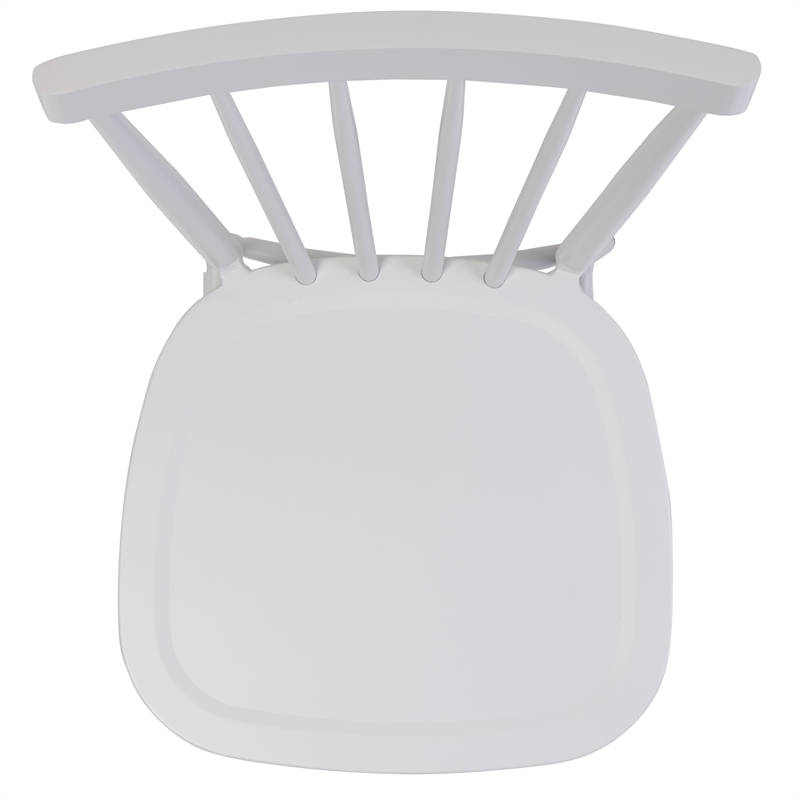 Safavieh Core Aluminum Spindle Chair Set of 2 in White
