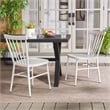 Safavieh Core Aluminum Spindle Chair Set of 2 in White