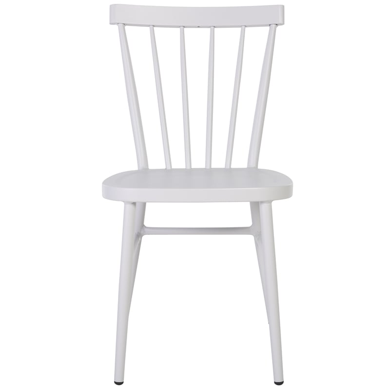 Safavieh Core Aluminum Spindle Chair Set of 2 in White