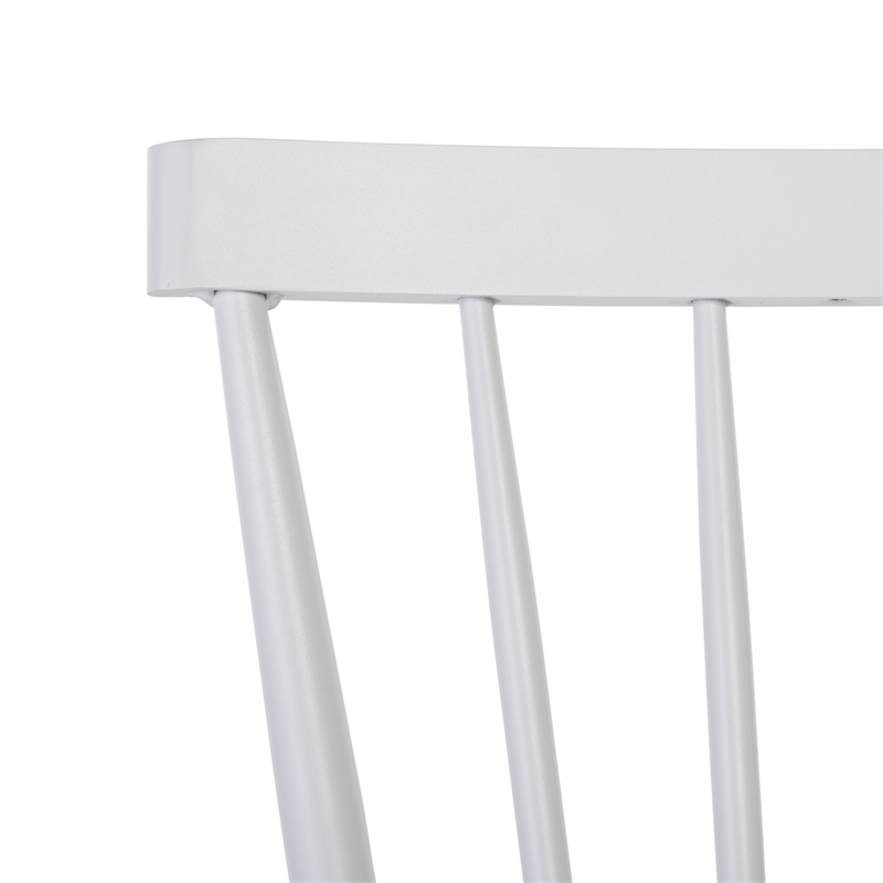Safavieh Core Aluminum Spindle Chair Set of 2 in White