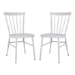 Safavieh Core Aluminum Spindle Chair Set of 2 in White