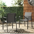 Safavieh Dexter Aluminum Armchair Set of 2 in Gray