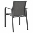 Safavieh Dexter Aluminum Armchair Set of 2 in Gray